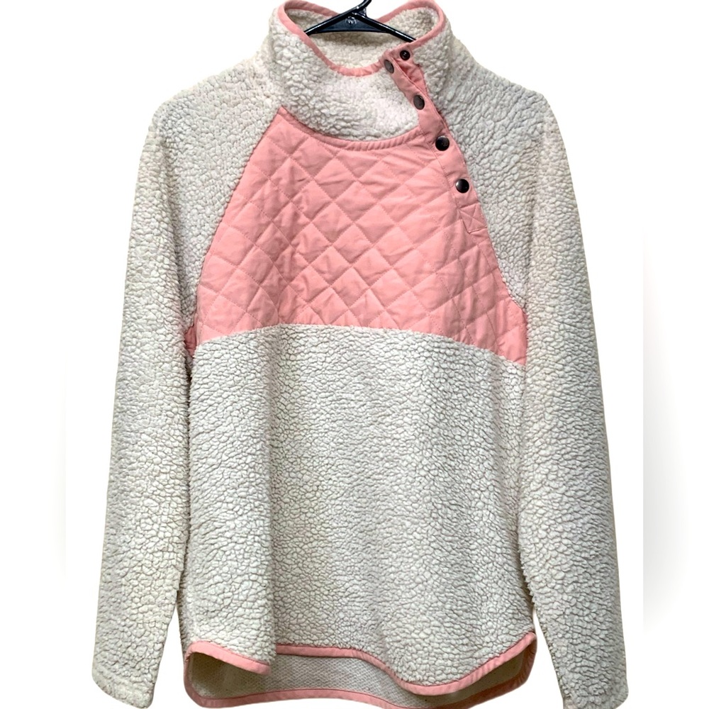 White Sherpa Sweatshirt